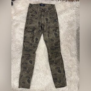 Silver Jeans Olive Skinny Cargo Pants